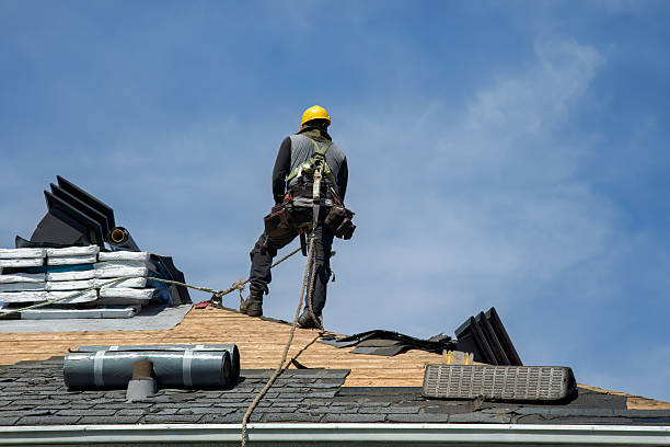 Professional Flat Roof Repair technician working in Horseshoe Beach, FL